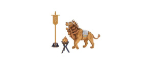 RoboTime 3D Dřevěné puzzle Bojovný lev - Warior Lion