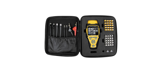 KLEIN TOOLS - VDV Scout Pro Max Tester s přijímačem Set - 20x RJ45, 20x F-konektor