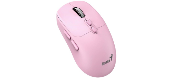 GENIUS myš NX-8080S BT/ duální Bluetooth + 2,4GHz/ 1600 dpi/ Copilot/ bezdrátová/ tichá/ růžová