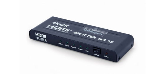 GEMBIRD Dat přepínač  HDMI splitter, rozbočovač 4 cesty