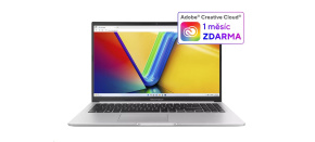 ASUS NTB Vivobook 15 (X1502VA-BQ1364W), i5-13420H, 15.6" FHD, 16GB, 512GB SSD, UHD, W11 Home, Cool Silver