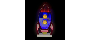 2Kids Toys LED NEON LIGHT lampička Raketa