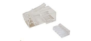 Solarix Konektor RJ45 CAT6 UTP 8p8c nestíněný skládaný na drát / 100 ks KRJ45/6SLD
