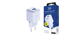 3mk síťová nabíječka Hyper GaN Charger 20W, bílá 3mk síťová nabíječka Hyper GaN Charger 20W, bílá