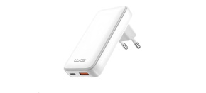 WG - Síťová nabíječka GaN 2x USB, 1x USB-C 30W + 1x USB-A 18W, white WG - Síťová nabíječka GaN 2x USB, 1x USB-C 30W + 1x USB-A 18W, white
