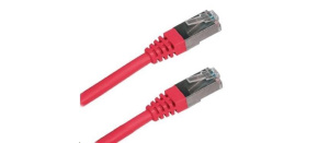 XtendLan patch kabel Cat5E, FTP - 3m, červený XtendLan patch kabel Cat5E, FTP - 3m, červený