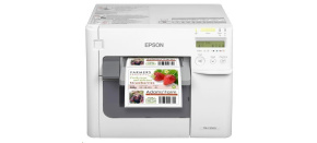 Epson ColorWorks C3500, cutter, disp., USB, Ethernet, NiceLabel, white Epson ColorWorks C3500, cutter, disp., USB, Ethernet, NiceLabel, white