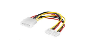 PREMIUMCORD Kabel napájecí HDD, FDD 5,25"-2x3,5"