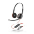 Poly Blackwire 3220 Stereo náhlavní souprava, USB - C/A adaptér