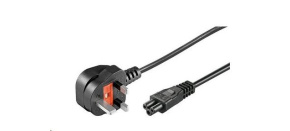 PREMIUMCORD Kabel napájecí 230V/10A, přímý pro Velkou Británii, 2m PREMIUMCORD Kabel napájecí 230V/10A, přímý pro Velkou Británii, 2m
