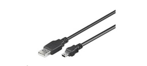 PREMIUMCORD Kabel USB 2.0 A-Mini B (5pin) propojovací 3m