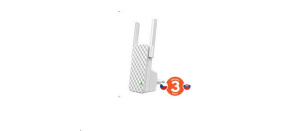 Tenda A9 Wireless N300 Universal Range Extender, 300 Mb/s, 2x 3dBi