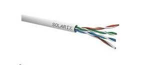 Instalační kabel Solarix UTP, Cat5E, drát, PVC, box 500m SXKD-5E-UTP-PVC