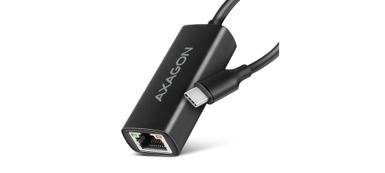 AXAGON ADE-ARC, USB-C 3.2 Gen 1 - Gigabit Ethernet síťová karta, Realtek 8153, auto instal