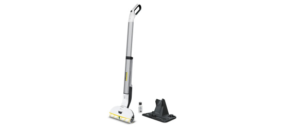 Karcher EWM 2 podlahová myčka, systém dvou nádrží, pro veškeré tvrdé podlahy, parkovací stanice, bílá