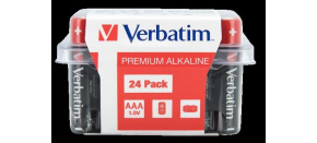 VERBATIM Alkalická Baterie AAA 24 Pack / LR03 VERBATIM Alkalická Baterie AAA 24 Pack / LR03