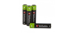VERBATIM Nabíjecí baterie AAA Premium 4-Pack 950mAh HR03 VERBATIM Nabíjecí baterie AAA Premium 4-Pack 950mAh HR03