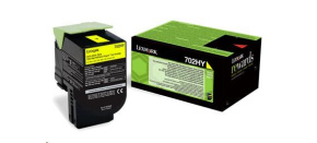 LEXMARK Yellow toner 702HY pro CS310/410/510 z programu Lexmark Return (3 000 stran)