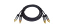 PREMIUMCORD kabel, 2x CINCH-2x CINCH M/M, 5m