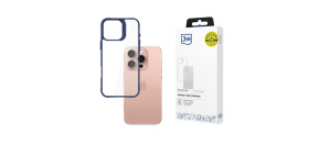 3mk ochranný kryt Satin Armor Case+ Blue pro Apple iPhone 16 Pro