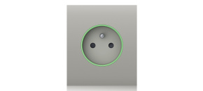 Ajax CenterCover (smart) - Středový kryt zásuvky, horizontální, ústřicová Ajax CenterCover (smart) - Středový kryt zásuvky, horizontální, ústřicová