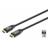 Manhattan kabel HDMI s Ethernetem, HDMI Male na Male, 2m, černá