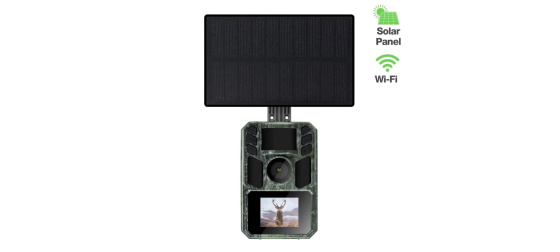 EVOLVEO StrongVision Solar WiFi, fotopast s Aplikací WiFi a solárním panelem