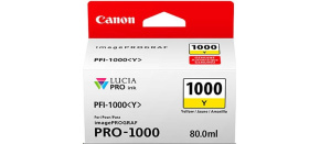 Canon CARTRIDGE PFI-1000Y žlutá pro ImagePROGRAF PRO-1000 (329 str.)