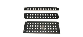 EUROCASE síťový panel 4U 48 port neosazený GA-28-4U, pro rozvaděče