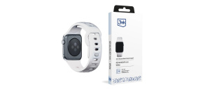 3mk řemínek Watch Strap pro Apple 42/44/45/49 mm White