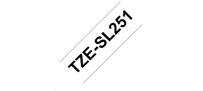 BROTHER TZESL251 - kazeta TZ šířky 24mm, lamino TZE-SL251, bílá/černé písmo BROTHER TZESL251 - kazeta TZ šířky 24mm, lamino TZE-SL251, bílá/černé písmo