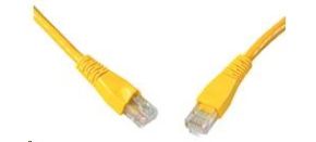 Solarix Patch kabel CAT5E UTP PVC 15m žlutý snag-proof C5E-114YE-15MB