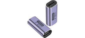 PremiumCord 40Gbps Aluminium USB-C Female - USB-C Female spojka