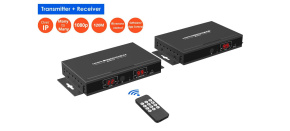 PremiumCord HDMI 1080p matrix over IP extender na 120m přes LAN