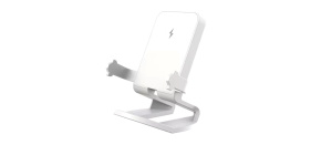 1stCOOL bezdrátová přenosná QI nabíječka 15W, panáček, USB-C, bílá 1stCOOL bezdrátová přenosná QI nabíječka 15W, panáček, USB-C, bílá