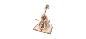 RoboTime 3D dřevěné mechanické puzzle Kouzelné violoncello (elektrický pohon) RoboTime 3D dřevěné mechanické puzzle Kouzelné violoncello (elektrický pohon)