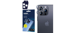 3mk Hardy Lens Protection Pro pro iPhone 16 Pro /16 Pro Max Titanium Silver