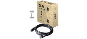 Club3D Kabel certifikovaný DisplayPort 1.4, HBR3, 8K60Hz (M/M), 3m, 28 AWG Club3D Kabel certifikovaný DisplayPort 1.4, HBR3, 8K60Hz (M/M), 3m, 28 AWG
