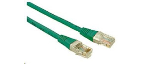 Solarix Patch kabel CAT5E UTP PVC 3m zelený non-snag-proof C5E-155GR-3MB
