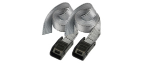 Master Lock Upínací popruhy  - 250 cm (2 ks/blistr) - šedý