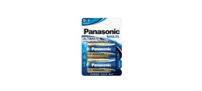 PANASONIC Alkalické baterie EVOLTA Platinum LR20EGE/2BP D 1,5V (Blistr 2ks)