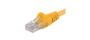 PremiumCord Patch kabel UTP RJ45-RJ45 CAT6 3m žlutá