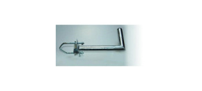 Držák antény na stožár do průměru 150mm s vinklem, žárový zinek, délka 35cm