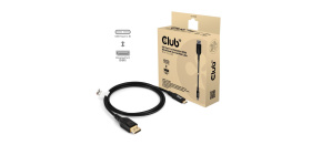 Club3D Kabel USB-C na DisplayPort 2.1, 10K60Hz, DSC1.2, UHBR10, 1m Club3D Kabel USB-C na DisplayPort 2.1, 10K60Hz, DSC1.2, UHBR10, 1m