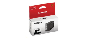 Canon CARTRIDGE PGI-1500 BK černá 12,4ml pro MAXIFY MB2050, MB215x, MB2350, MB275x Canon CARTRIDGE PGI-1500 BK černá 12,4ml pro MAXIFY MB2050, MB215x, MB2350, MB275x