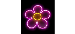 2Kids Toys LED NEON LIGHT lampička Květ