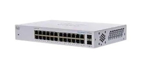 Cisco switch CBS110-24T (24xGbE, 2xGbE/SFP combo,fanless)