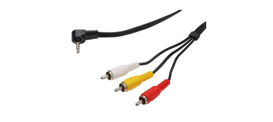 PREMIUMCORD Kabel audio/video 3,5mm Jack 4pin - 3x Cinch 1,5m (M/M)