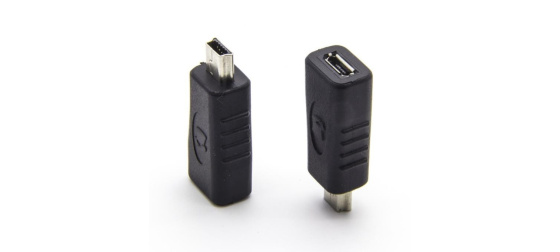 PremiumCord USB redukce USB2.0 Micro B - USB2.0 Mini 5PIN (F/M)