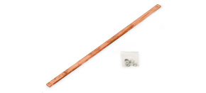 TRITON Zemnící lišta 45U (2000mm), měď 5x20mm